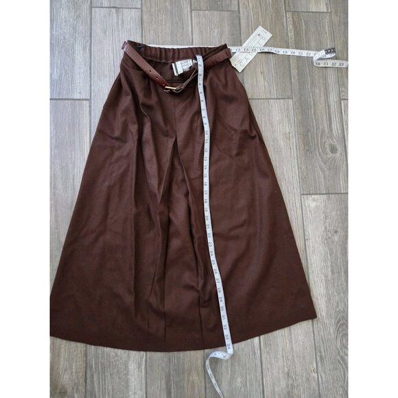 Koret Career Wool Pleated Midi A Line Skirt Vintage. Still With Tag! Sz 12 - Picture 7 of 11